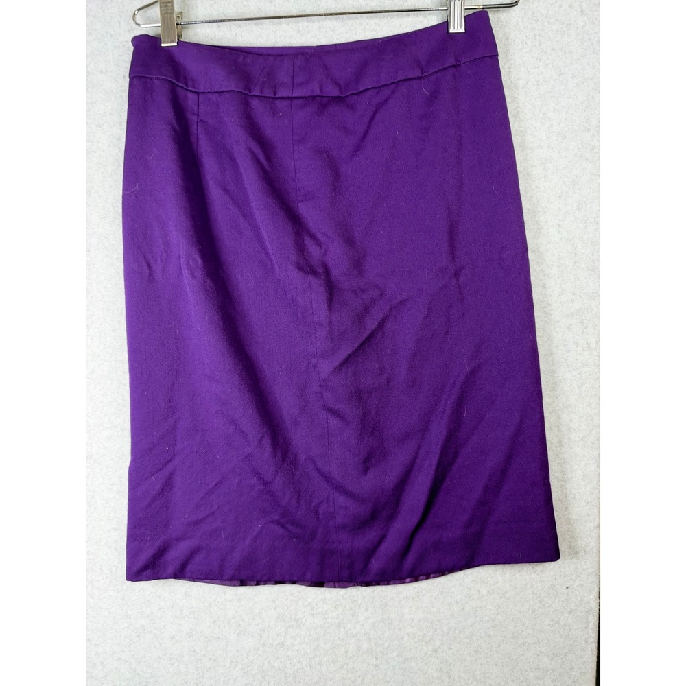 Pendleton Purple Virgin Wool Pencil Skirt Size 10 Made in USA TG611-21174